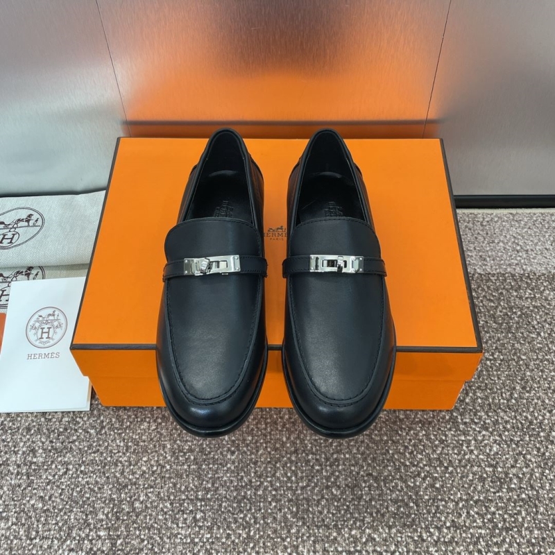 H**mes leather shoes